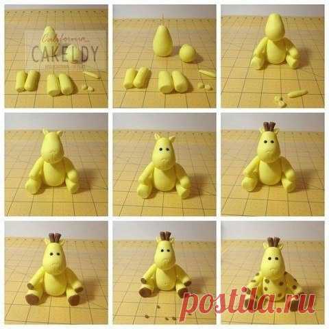 Лепим зверей из пластилина — Поделки с детьми