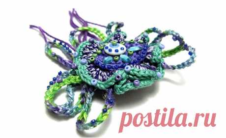 Уникальные вязаные украшения Сары Пакиарелли / KNITLY.com - блог о рукоделии, мастерклассы