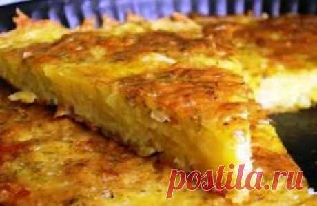 Запеканка из картофеля с чесноком и сыром