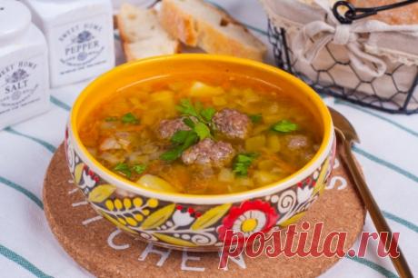 Гречневый суп с фрикадельками: рецепт пошаговый с фото | Меню недели