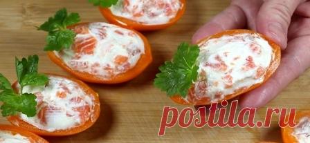 Эффективная закуска с семгой и творожным сыром на праздничный стол