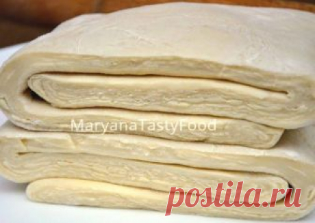 Быстрое слоёное тесто за 15 минут. Секрет приготовления! Автор рецепта MaryanaTastyFood - Cookpad