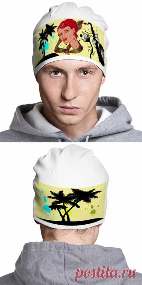 Шапка &quot;Девушка в галстуке.&quot; от Printissimo - Printio