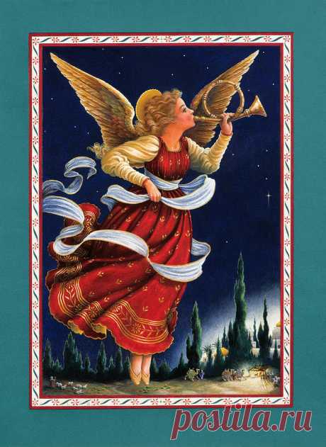 Little Town of Bethlehem by Lynn Bywaters Little Town of Bethlehem Painting by Lynn Bywaters