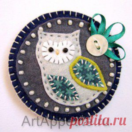 Совы из фетра идеи | ArtAppetite