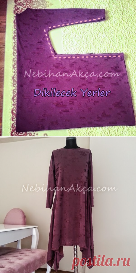 NEBİHAN AKÇA: Dikdörtgen Pratik Tunik Kesimi