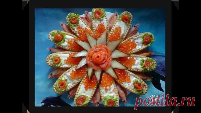 Самые красивые тарталетки | Вкуснейшие закуски и десерты на Новый год - Coub