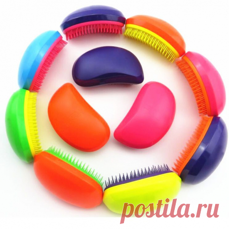 Аналог знаменитой пластиковой расчески от Tangle Teezer по цене от 339 рублей! Бесплатная доставка в Россию.