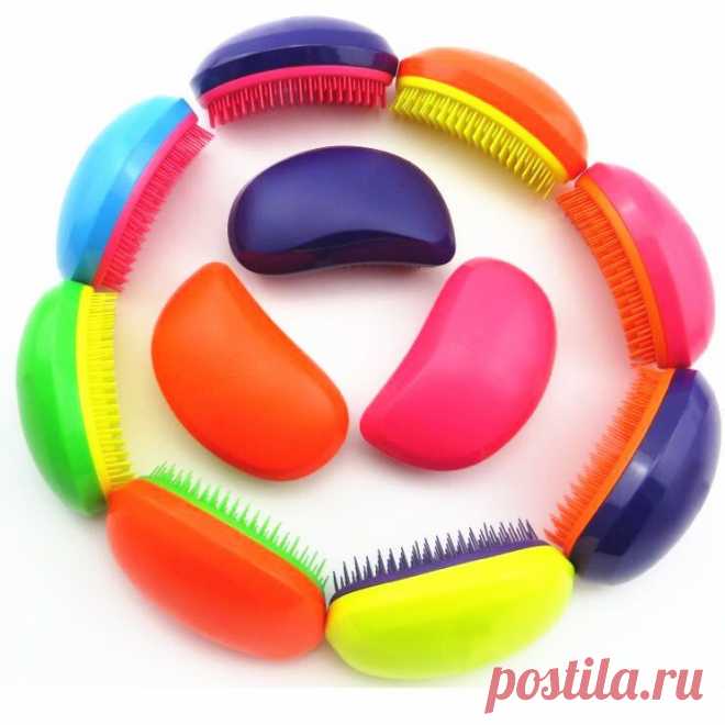 Аналог знаменитой пластиковой расчески от Tangle Teezer по цене от 339 рублей! Бесплатная доставка в Россию.
