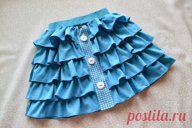 Мастер класс юбочки с воланами