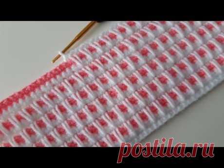 Видео от пользователя Örgü Sepeti на youtube
 · · · This tutorial will walk you through the two coloured beautiful crochet stitch for blanket. This stitch makes the most interesting crochet pattern!