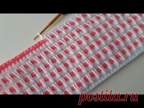 Видео от пользователя Örgü Sepeti на youtube
 · · · This tutorial will walk you through the two coloured beautiful crochet stitch for blanket. This stitch makes the most interesting crochet pattern!