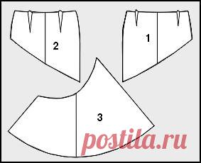Выкройка f-116: детали кроя