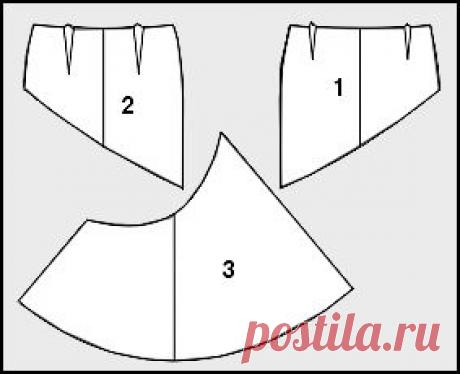 Выкройка f-116: детали кроя