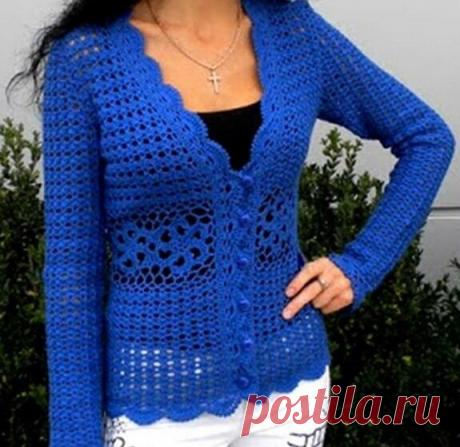 Легкие ажурные кофточки крючком (10 моделей) | Южная сова | Яндекс Дзен