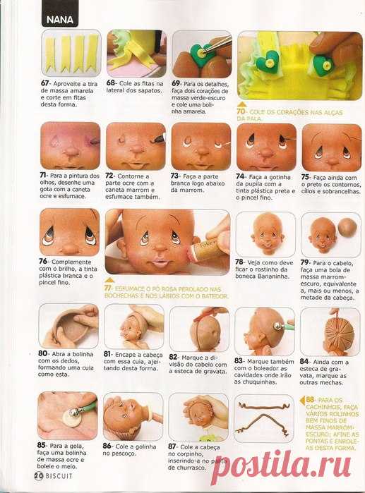 Лепка красивых кукол с фото