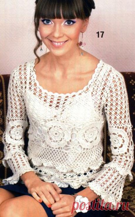 Связать кофту крючком