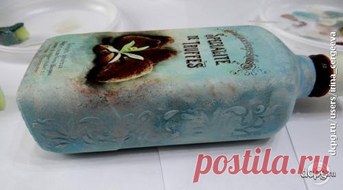 Декупаж - Сайт любителей декупажа - DCPG.RU | МК по декорированию бутылки для ликера