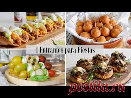 4 рецепта вкуснейших ЗАКУСОК, которые произведут впечатление на ваших вечеринках