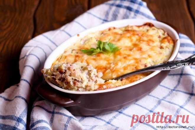 Невероятно вкусная гречневая запеканка
