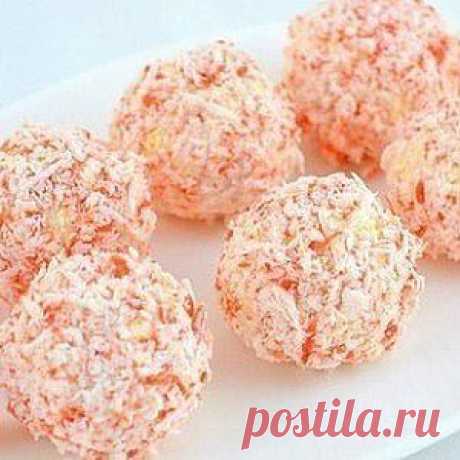 Крабово-сырный салат шариками рецепт – салаты