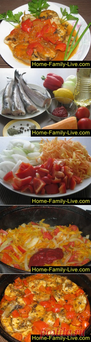 Тушеный минтай с розмарином/Сайт с пошаговыми рецептами с фото для тех кто любит готовить