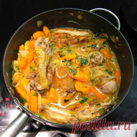 Фрикасе из курицы - Кулинарный рецепт - Повар в доме