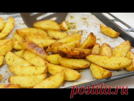 Картофель "по-деревенски" Самый удачный способ с секретиком и соус к ниму ну очень вкусный