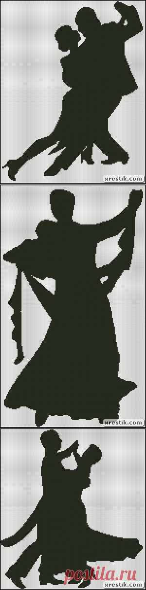 танцующая пара | Xrestik.com - Ниточку в иголочку | Скачать схемы