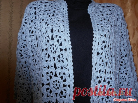 ."Жакет "Византийский узор"" - Все в ажуре... (вязание крючком) - Страна Мам