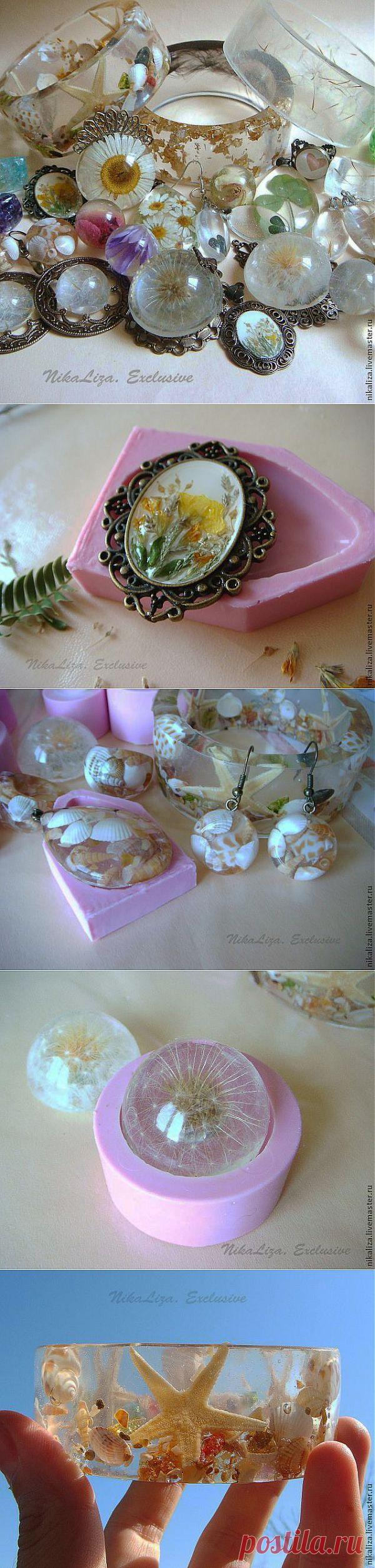 Бижутерия из ювелирной эпоксидки | Самоделкино
