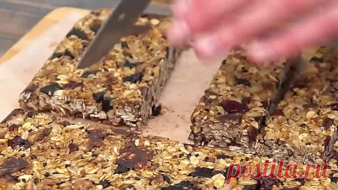 ДУХОВКА БОЛЬШЕ НЕ НУЖНА! Невероятно вкусные овсяные батончики