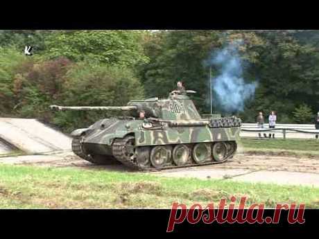 Panzer Panther im Gelände German Tank in Motion 2009 Trier - YouTube