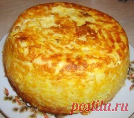Запеканка из творога с тыквой