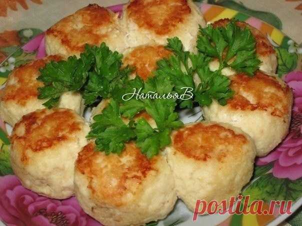 Куриные шарики с творогом и овсянкой.
