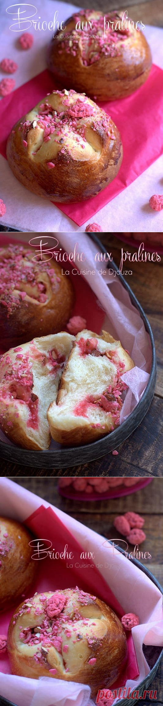 Brioches à la praline rose {façonnée à la Saint Genix}