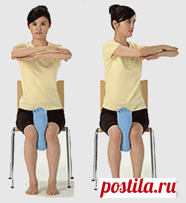 Если мучает боль в спине и шее – эти простые упражнения с полотенцем для вас! | Всегда в форме!