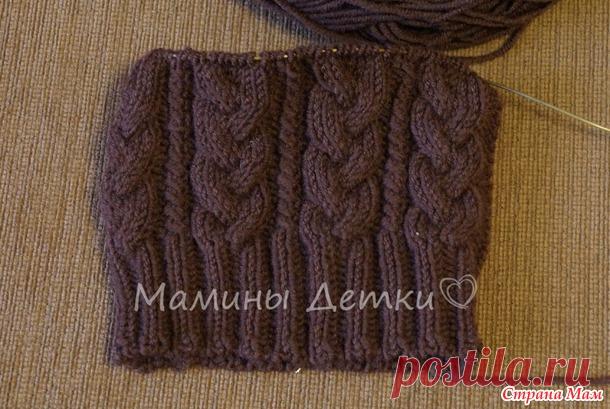 Комплект шапочка и снуд 