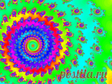 Colored Fractal Galaxy  Free Stock Photo HD - Public Domain Pictures