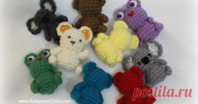 Lil' Trouble Teddy and Friends ~ Amigurumi To Go