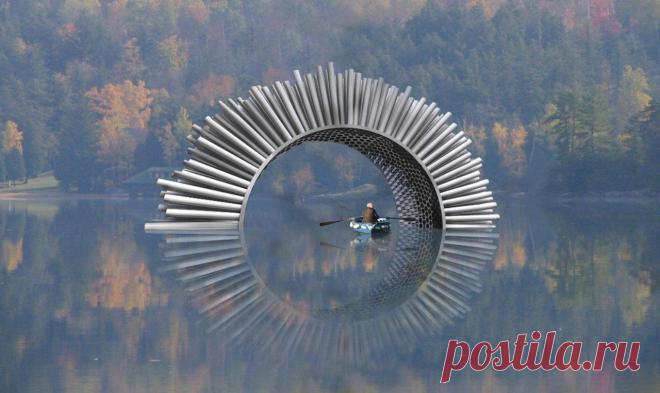 Арка-музыкальный инструмент, на котором играет ветер.