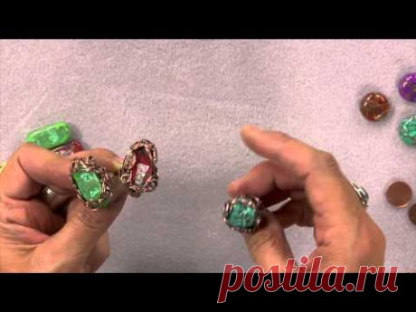 How to Make Wire Bezeled Stone Rings