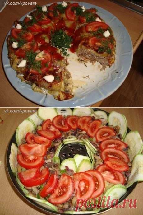 Вкусная кабачковая запеканка