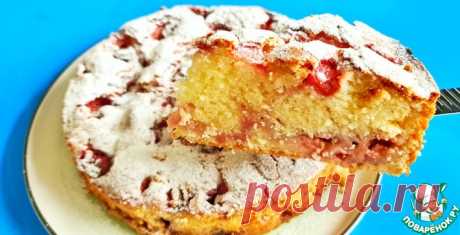 Клубничный пирог Кулинарный рецепт
