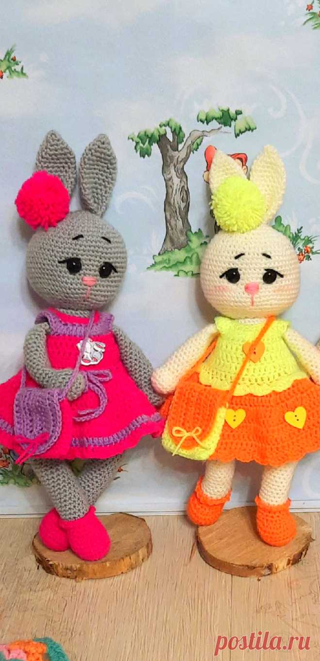 PDF Зайка крючком. FREE crochet pattern; Аmigurumi animal patterns. Амигуруми схемы и описания на русском. Вязаные игрушки и поделки своими руками #amimore - зайка, большой заяц, зайчик, кролик, зайчонок, крольчонок.