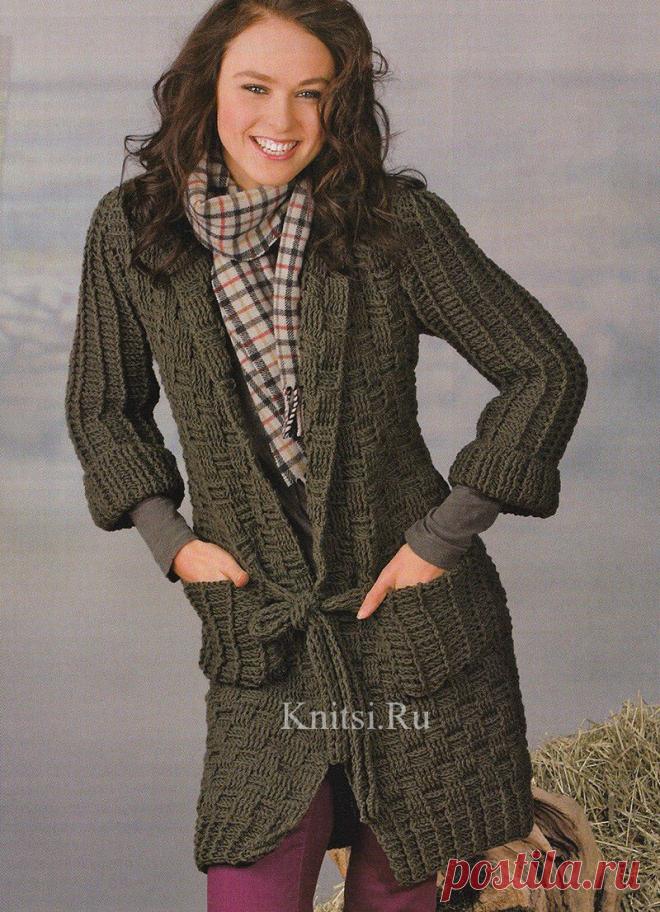 Жакет с карманами