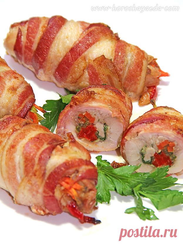 Из серии готовим с беконом… Куриные крутелики