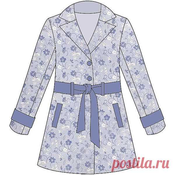 Выкройка плаща для девочки | Шкатулка