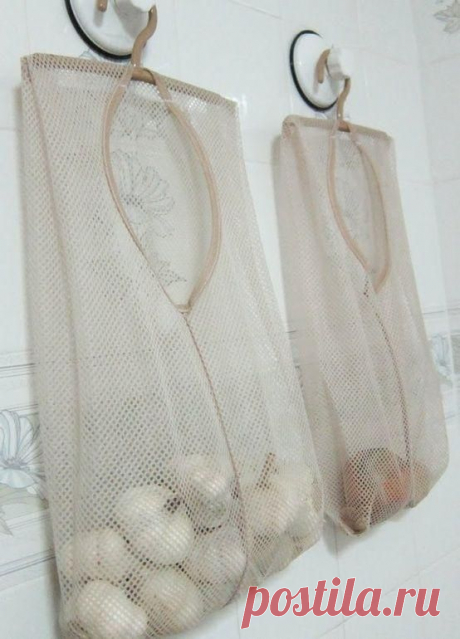 хранение лука и чеснока