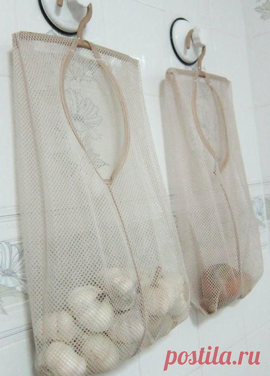 хранение лука и чеснока